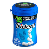 TARRO CHICLE TRIDENT MENTA X35 UNDS