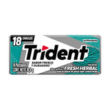 CHICLE TRIDENT FRESH HERBAL X18 UNDS