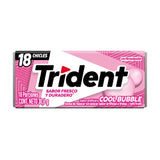 CHICLE TRIDENT COOL BUBBLE X18 UNDS