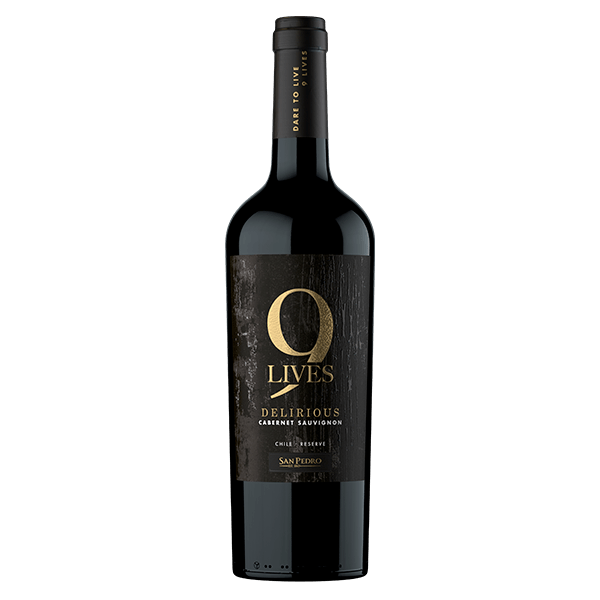 VINO TINTO 9LIVES RVA CABERN SAUV 750ML