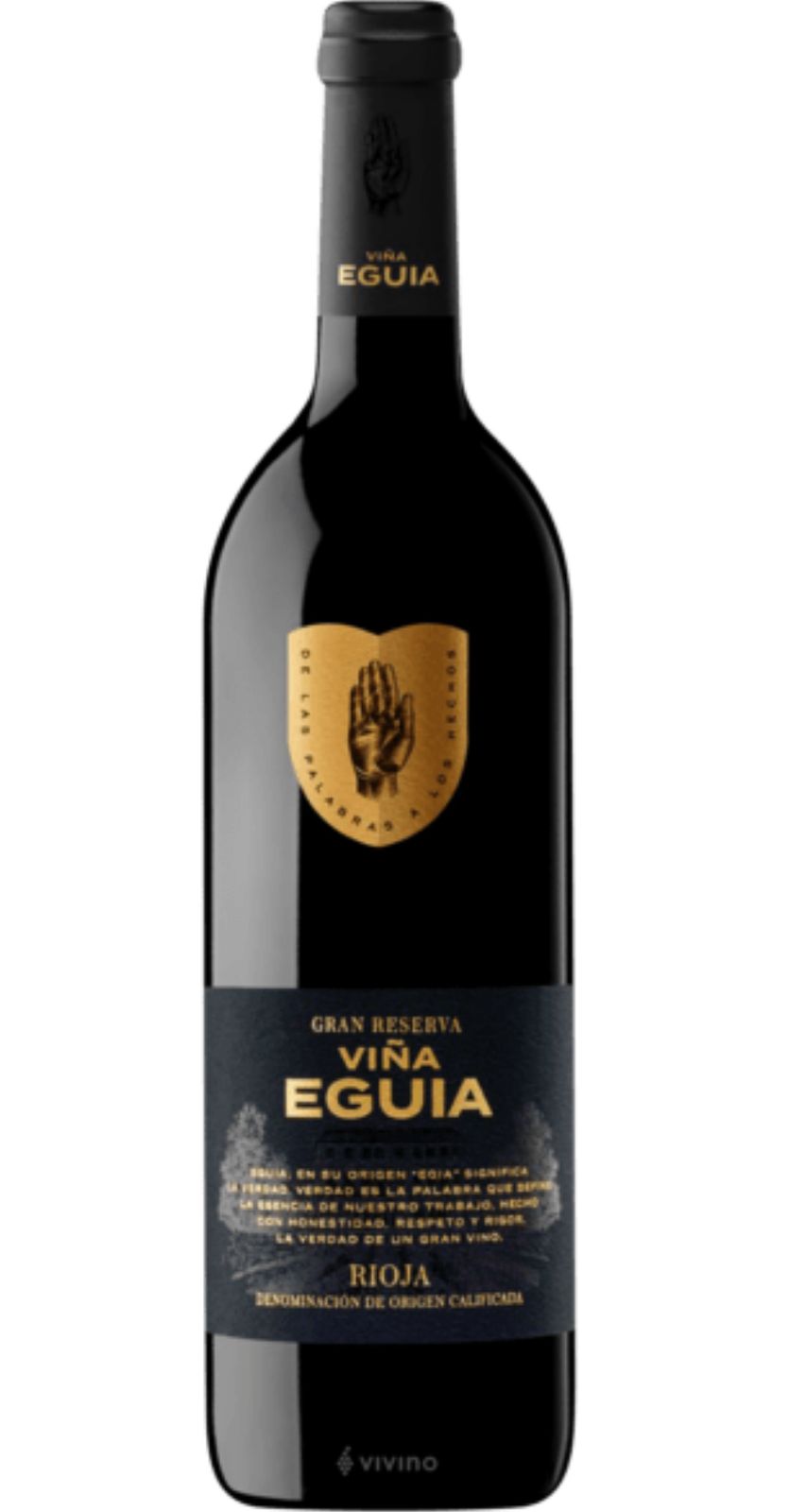 VINO TINTO EGUIA GRAN RESERVA RIOJA BOTELLA