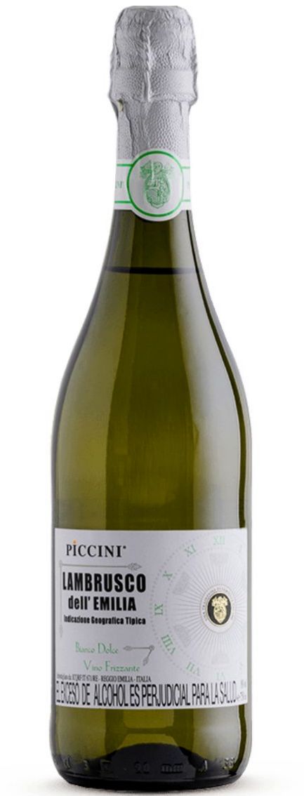 VINO ESPUMOSO LAMBRUSCO PICCINI BLANCO BOTELLA