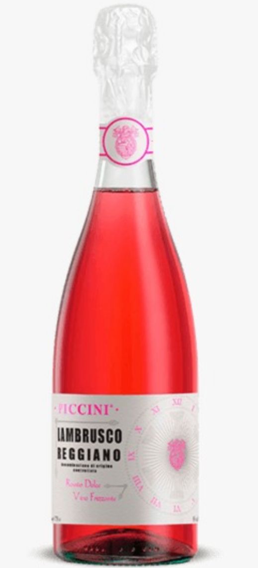 VINO ESPUMOSO LAMBRUSCO PICCINI ROSADO BOTELLA