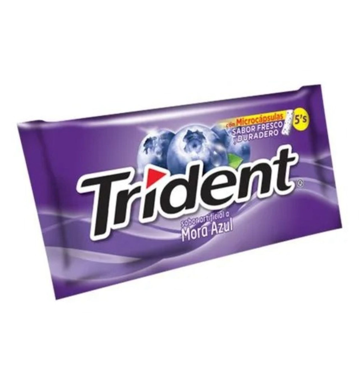 CHICLE TRIDENT MORA AZUL X5 UNDS