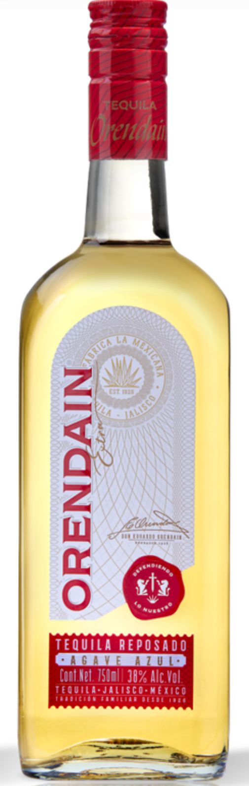 TEQUILA ORENDAIN REPOSADO BOTELLA