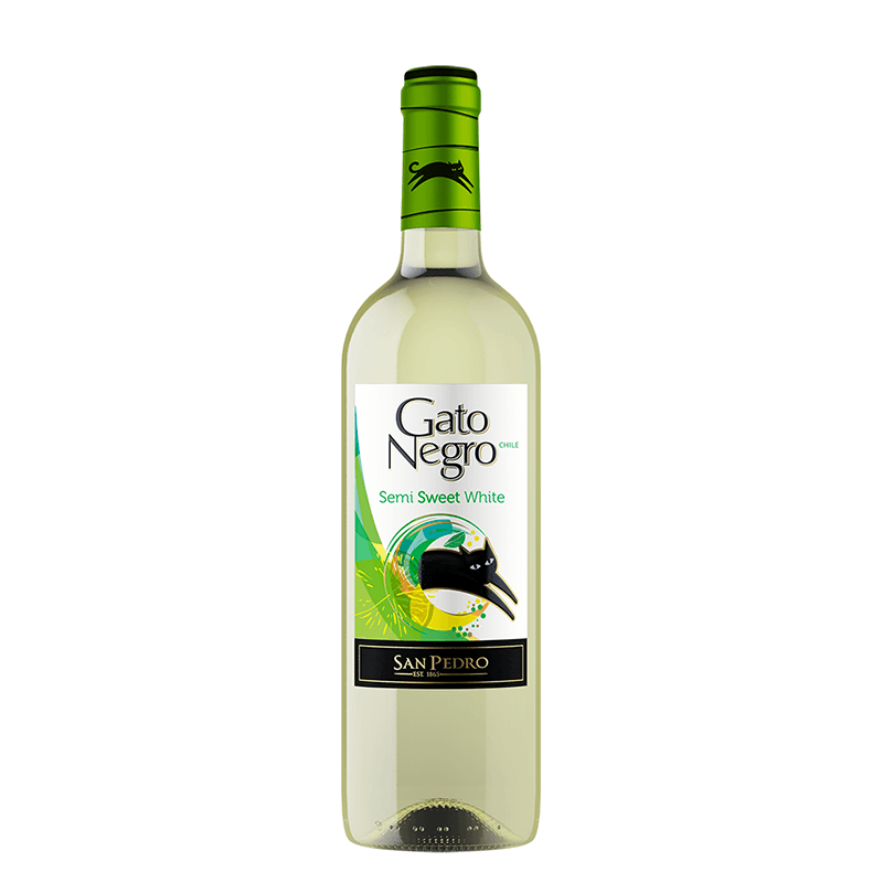 VINO GATO NEGRO BLANCO SEMI SWEET 750