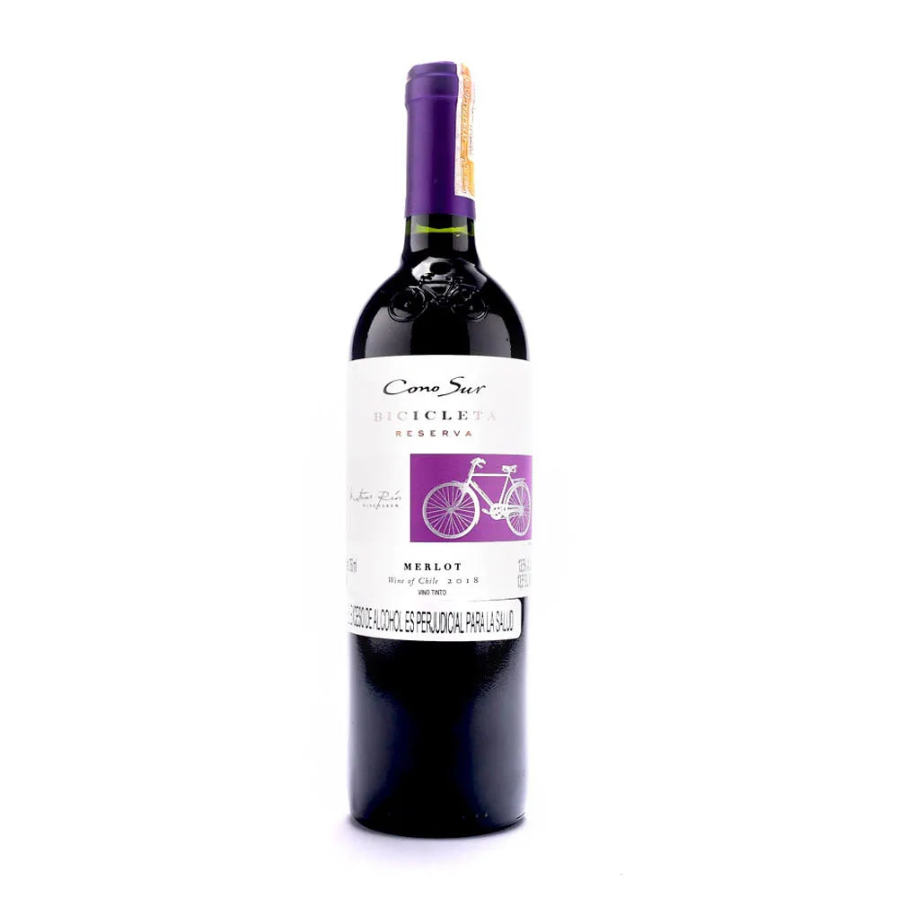 VINO CONO SUR BICICLETA MERLOT 12X750