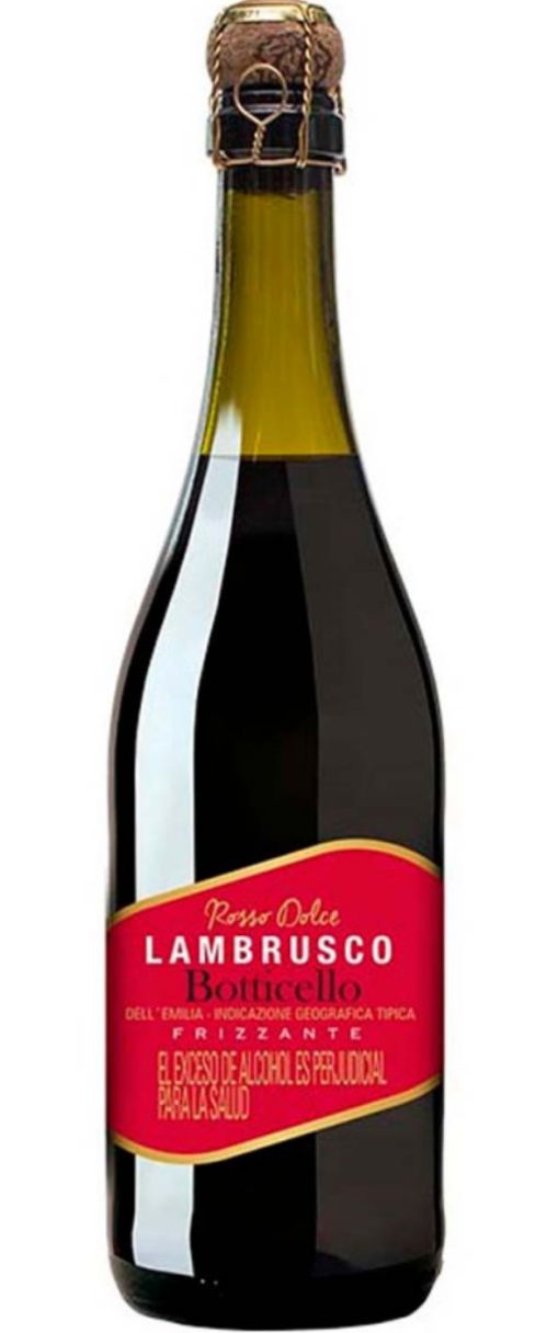 VINO ESPUMOSO LAMBRUSCO BOTTICELLO ROSSO TINTO BOTELLA