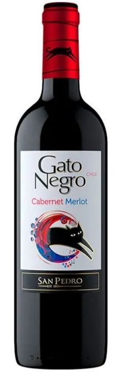 VINO TINTO GATO NEGRO CABERNET - MERLOT BOTELLA