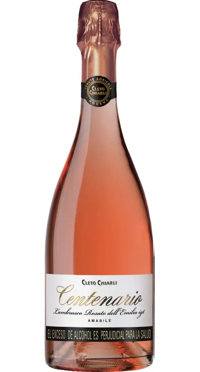 VINO ESPUMOSO LAMBRUSCO CENTE ROSATO BOTELLA.