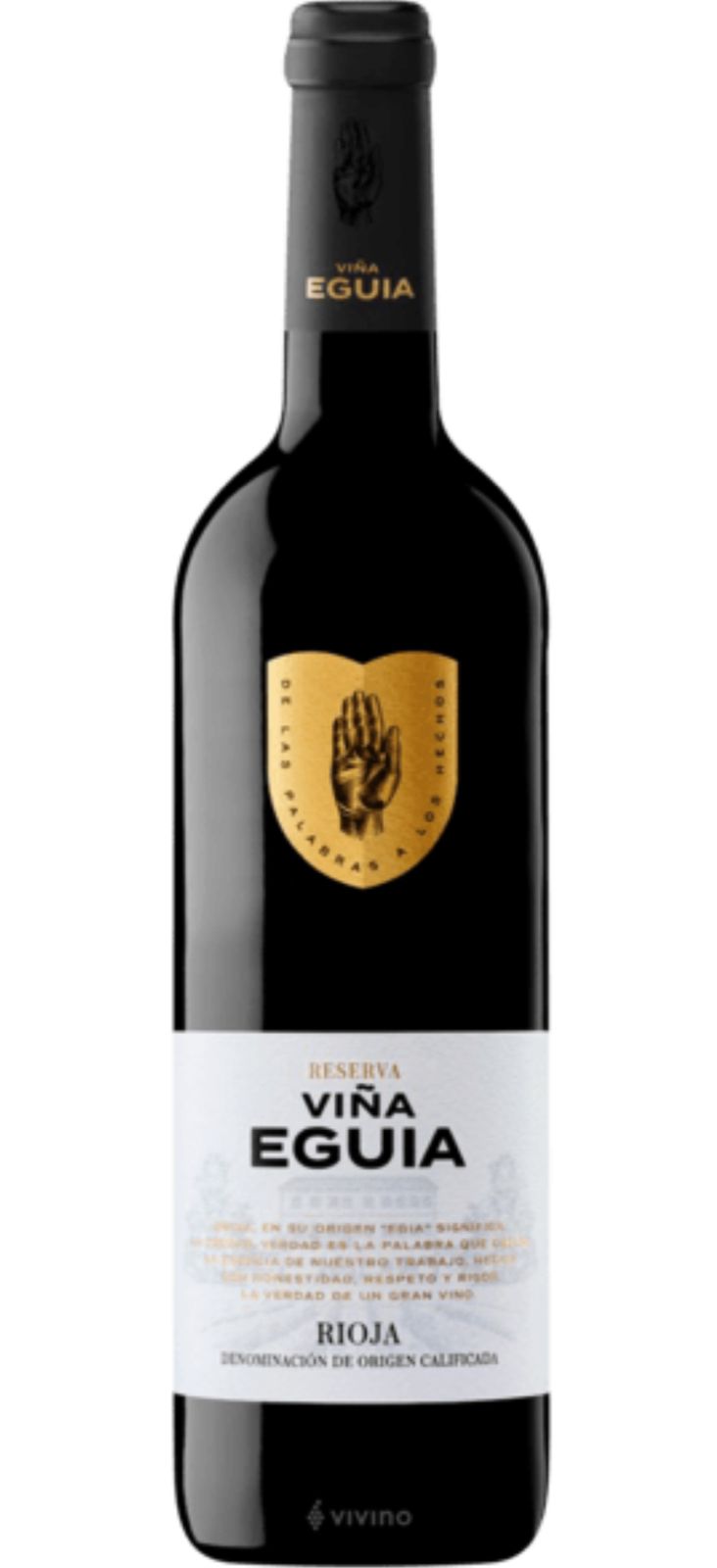 VINO TINTO EGUIA RESERVA RIOJA BOTELLA