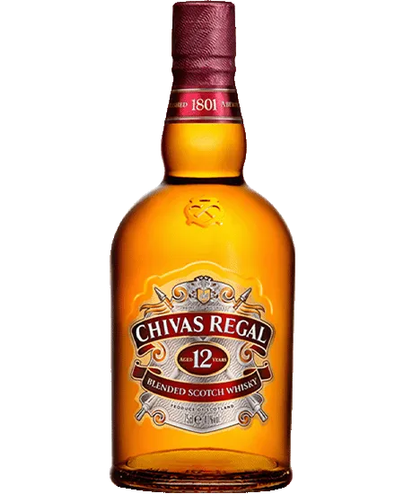 WHISKY CHIVAS REGAL 12 AÑOS BOTELLA