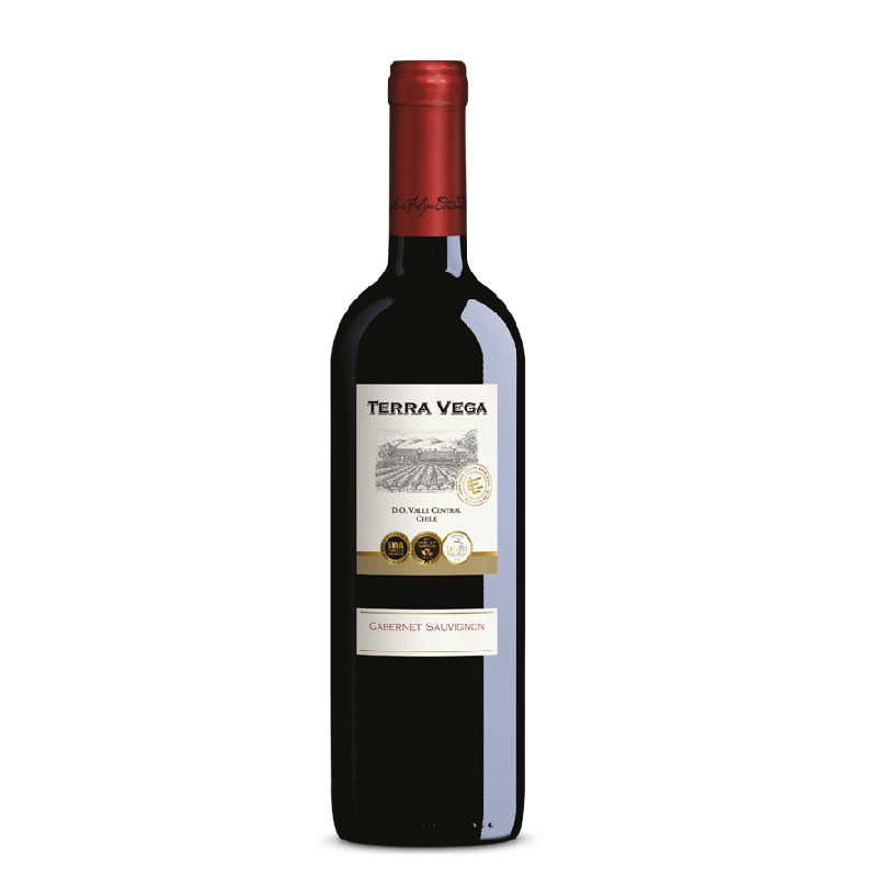 VINO TINTO CABERNET SAUVIGNON TERRA VEGA BOTELLA 750ML