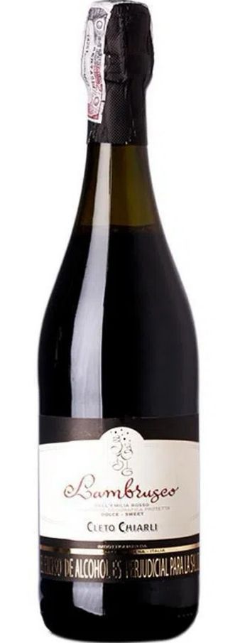 VINO ESPUMOSO LAMBRUSCO CLETO TINTO BOTELLA