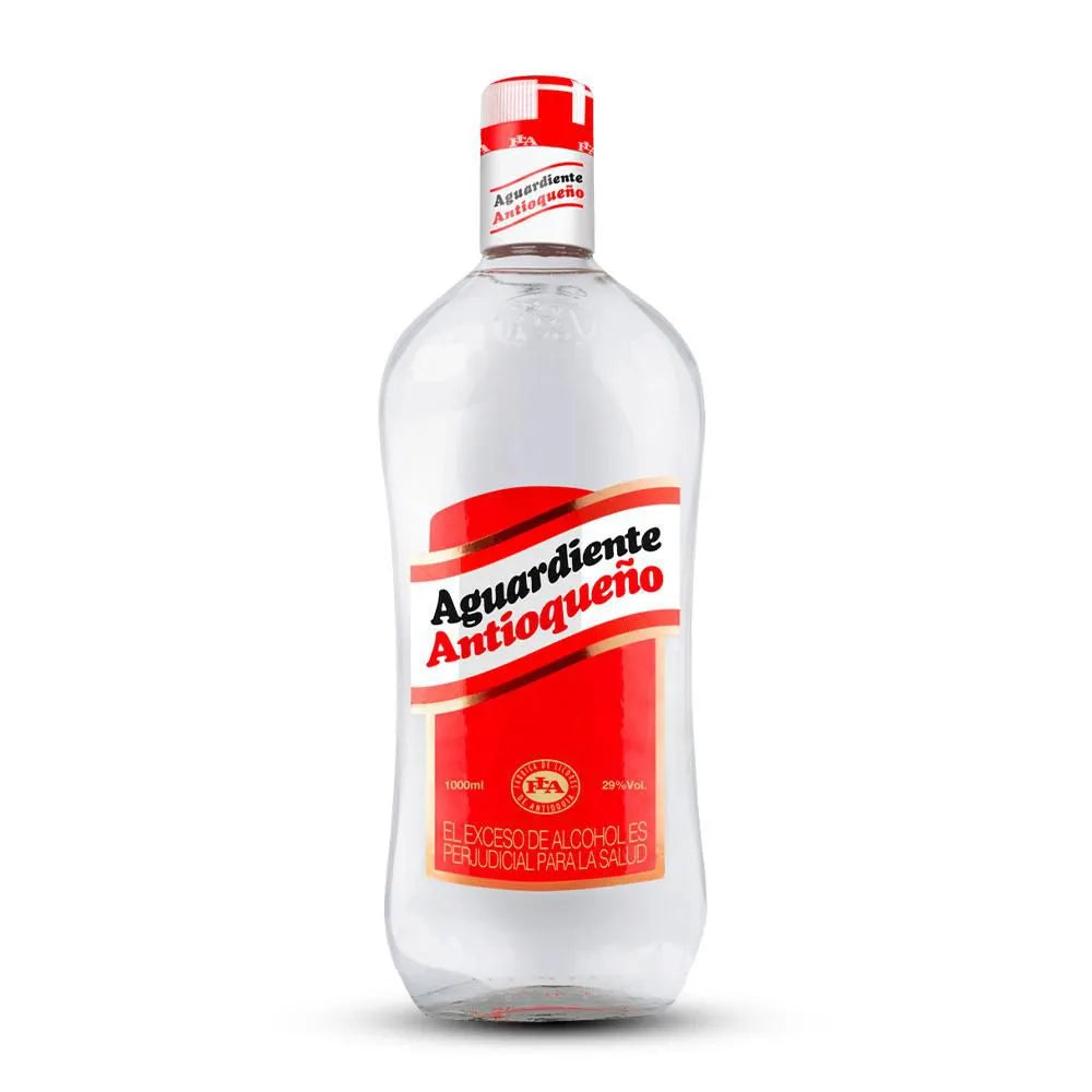 AGUARDIENTE ANTIOQUEÑO ROJO LITRO 1000ML