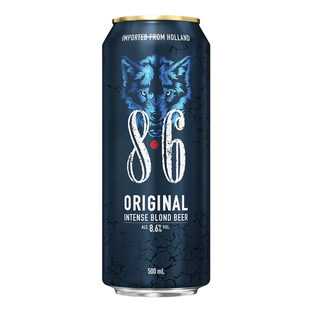 CERVEZA IMPORTADA LATA 8.6 ORIGINAL BLOND BEER