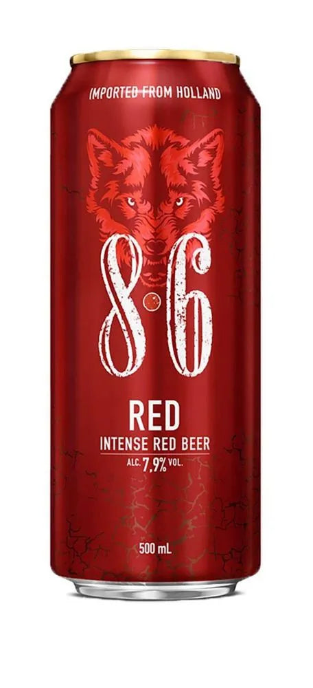 CERVEZA IMPORTADA LATA 8.6 RED