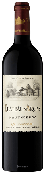 VINO TINTO CHATEAU D'ARCINS HAUT MEDOC AOC BOTELLA