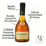 BRANDY VS JP CHENET BOTELLA.