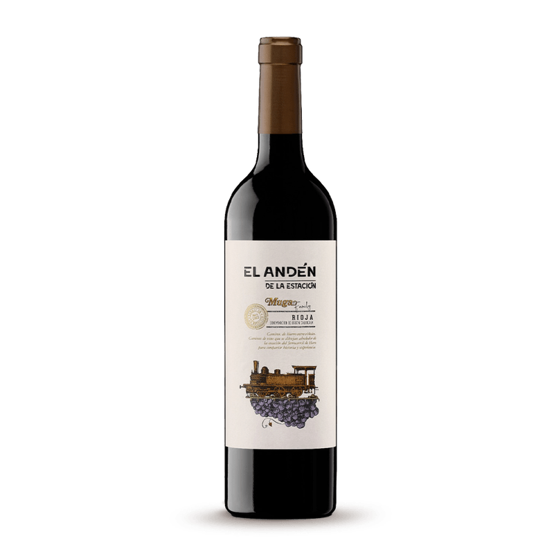 VINO TINTO EL ANDEN DE LA ESTACION MUGA BOTELLA