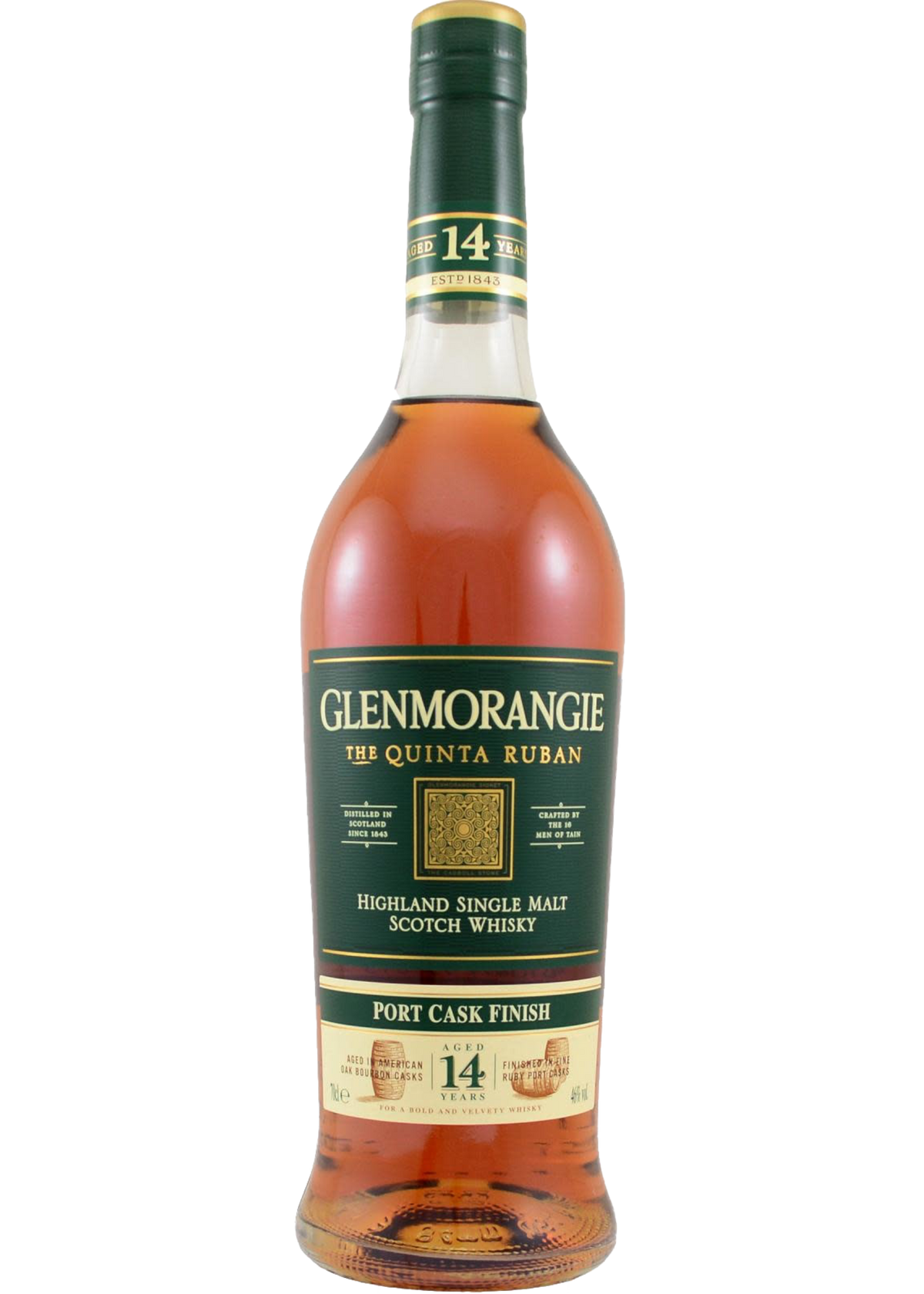 WHISKY GLENMORANGIE QUINTA RUBAN 14 AÑOS BOTELLA
