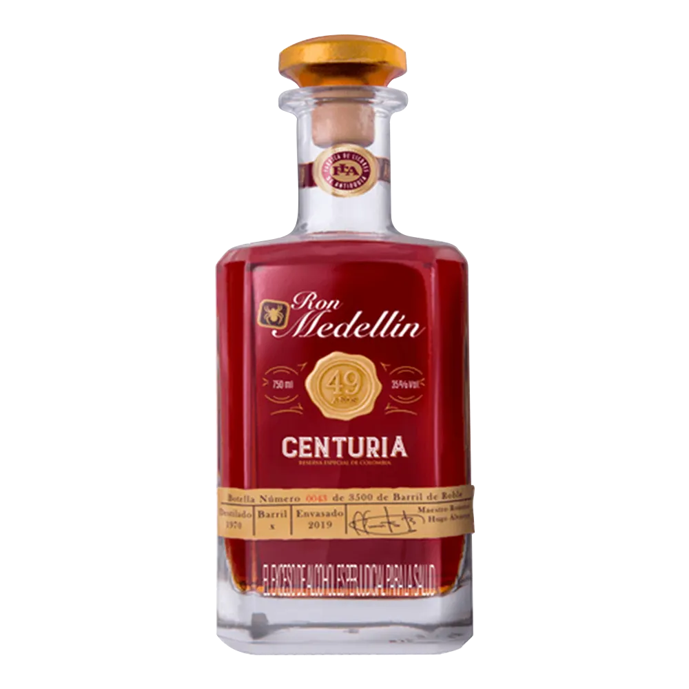 RON MEDELLIN 49 AÑOS CENTURIA BOTELLA 750