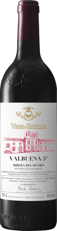 VINO TINTO VEGA SICILIA VALBUENA N°5 BOTELLA