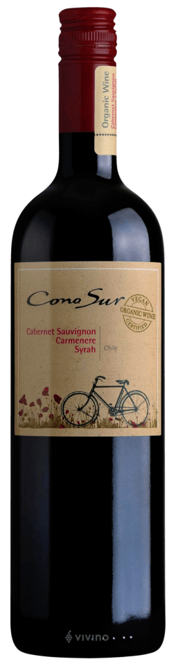 VINO TINTO CONO SUR CABERNET SAUVIGNON ORGANIC BOTELLA