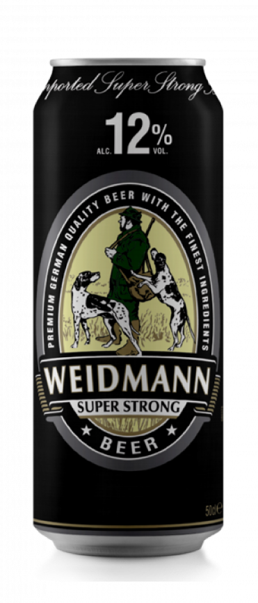 CERVEZA IMPORTADA WEIDMANN SUPER STRONG LATA 500ML
