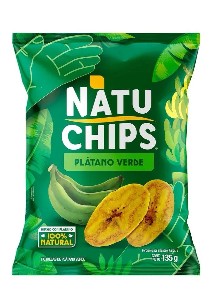 NATUCHIPS PLATANO VERDE FAMILIAR