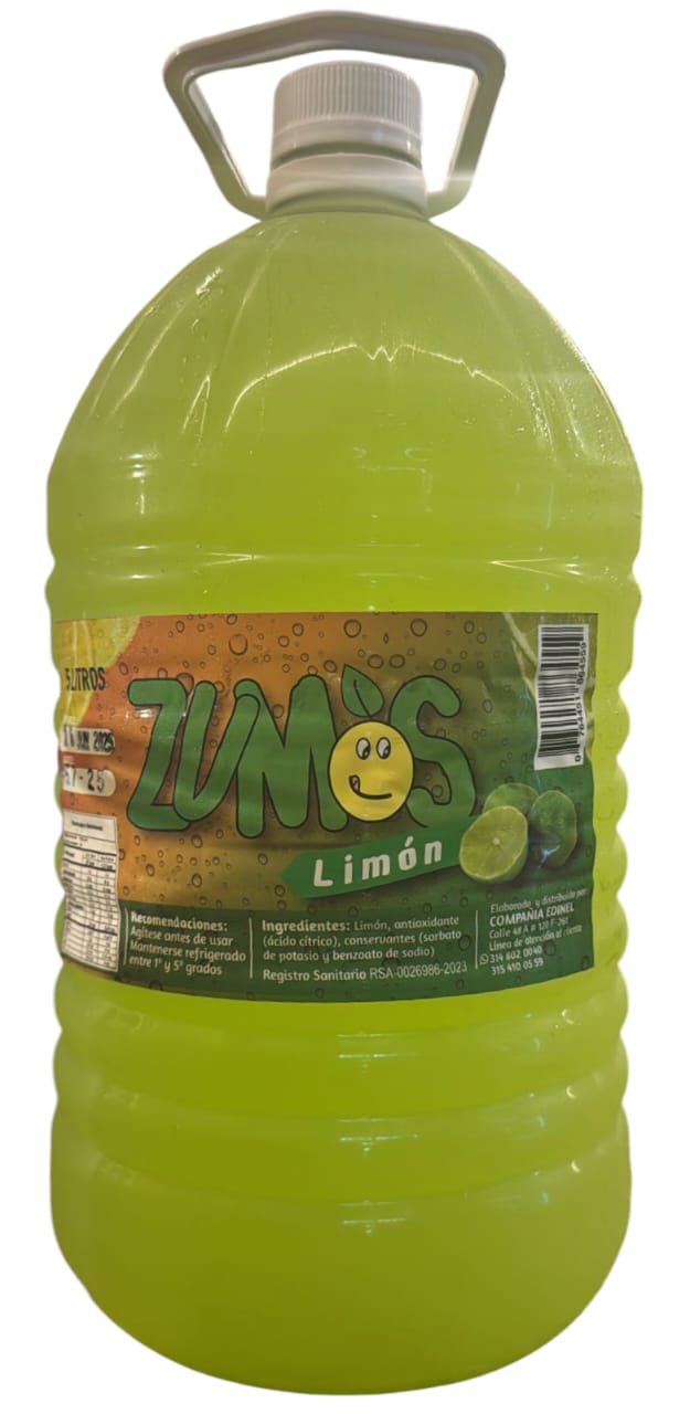 ZUMO DE LIMON 5 LITROS