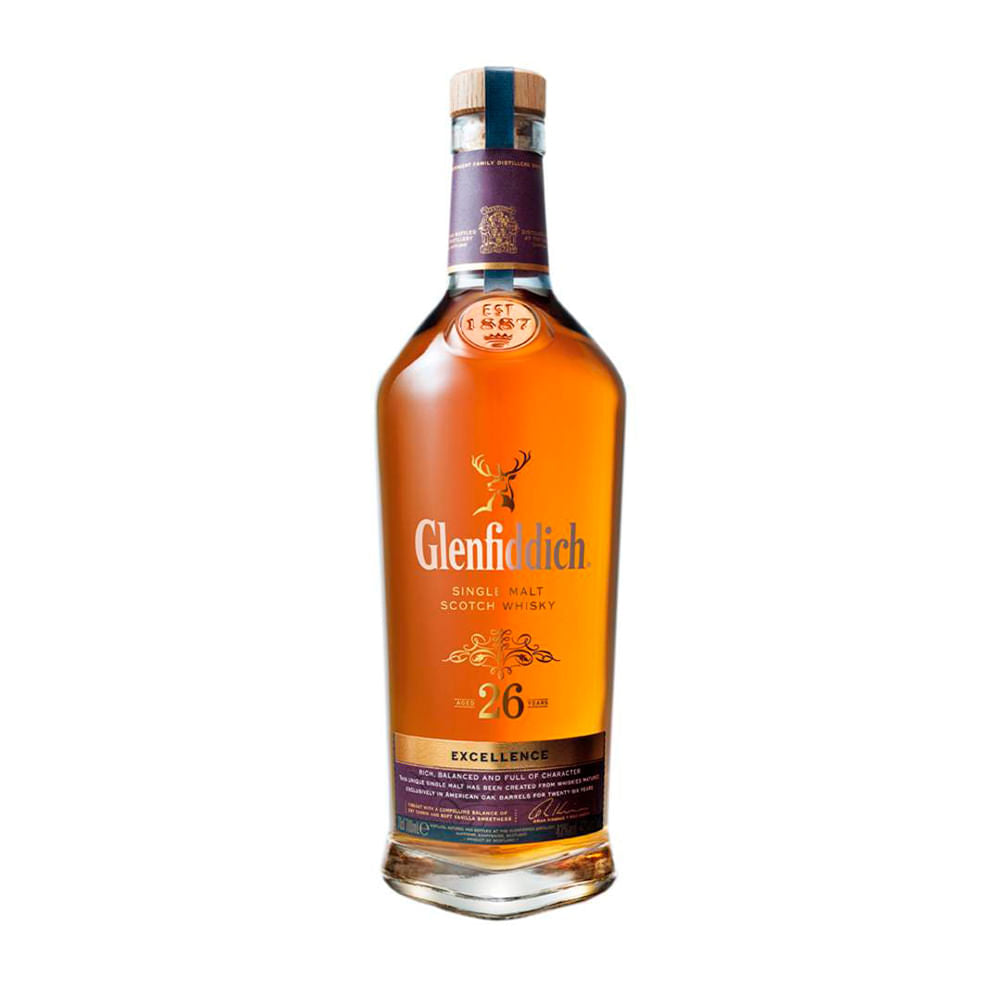 WHISKY GLENFIDDICH 26 ANOS 750 ML