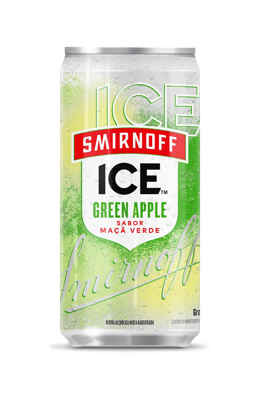 APERITIVO SMIRNOFF LATA ICE VERDE.