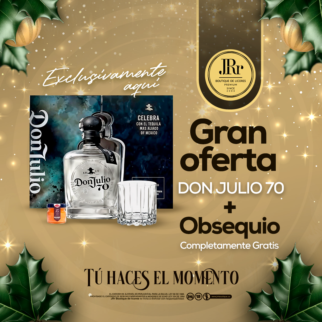 OFERTA DON JULIO (+ OBSEQUIO GRATIS)