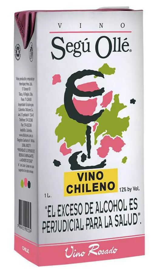VINO SEGU OLLE ROSADO LITRO TETRA