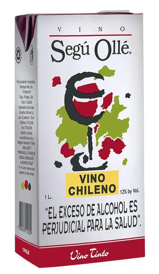 VINO TINTO SEGU OLLE LITRO TETRA